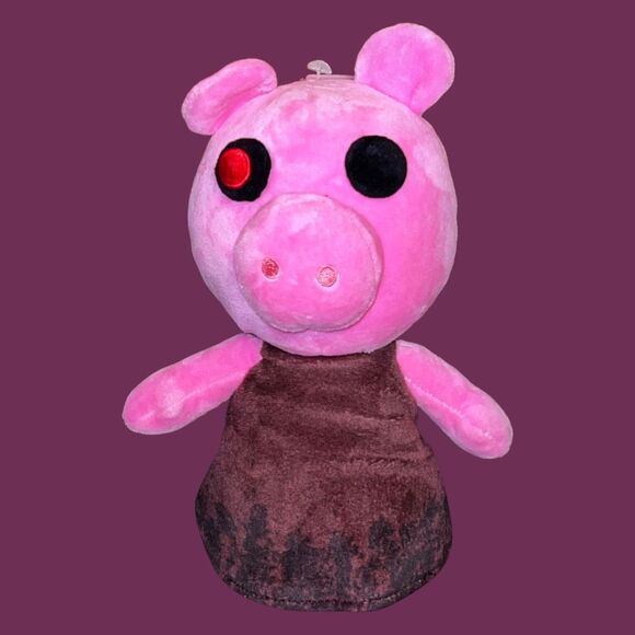 2021 MiniToon Roblox Roblox Piggy Pink Pig Stuffed Animal Plush 9" - Picture 1 of 3